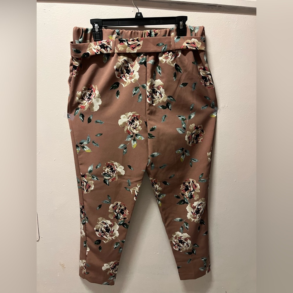 Floral formal pants